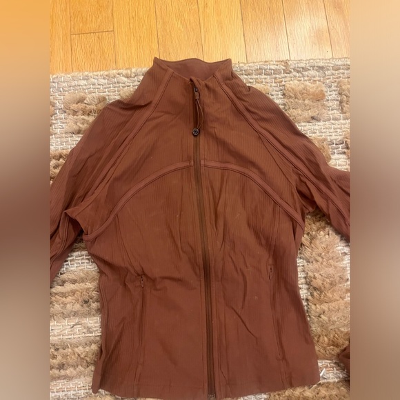 Lululemon Cropped Define Jacket (Rust, 6) - Picture 4 of 7